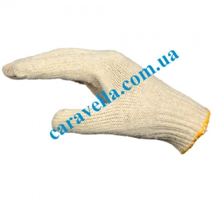 Перчатки плотной вязки из коттона, размер 9
