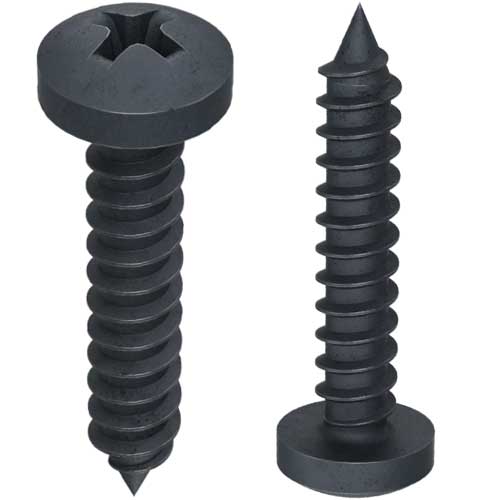 Саморіз Din 7981 C чорний цинк