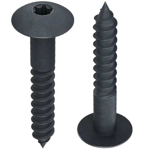 Шуруп Art.9086 чорний цинк TORX