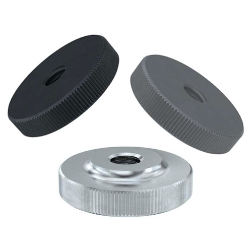 Din 467 Гайка кругла з накаткою низька