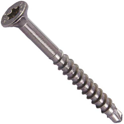 Art.9040 Шуруп з потайною головкою і буром + TORX нержавіючий