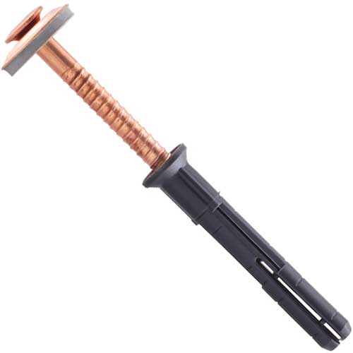 Дюбель швидкого монтажу A2 обміднений + EPDM шайба