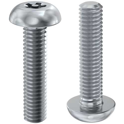 ISO 7380 Гвинт антивандальний нержавіючий A2 TORX + PIN