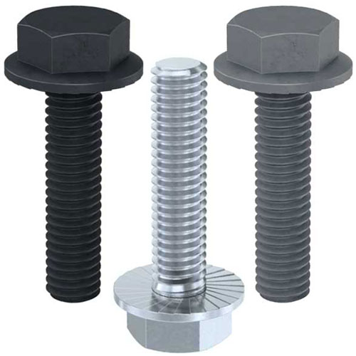 Болт Din 6921 клас міцності 10.9 з насічками і дрібним кроком