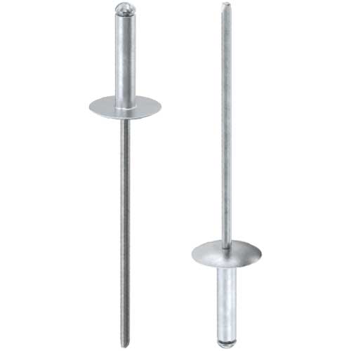 Din 7337 Заклепка відривна зі збільльшеним буртиком Al-A2 RAL