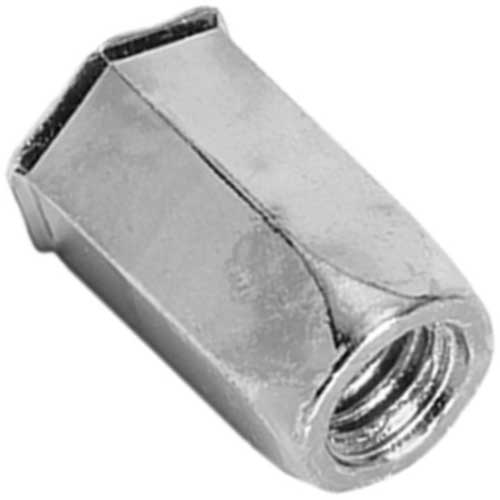 Клепальна гайка відкрита шестигранна з потайним буртиком A2