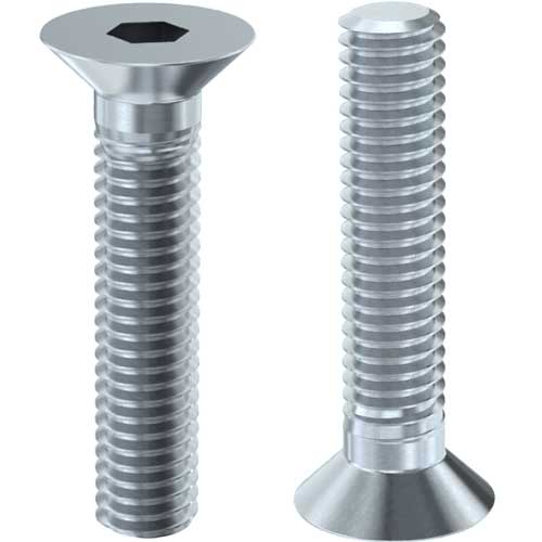 Гвинт Din 7991 кл.10.9 з дрібним кроком цинк