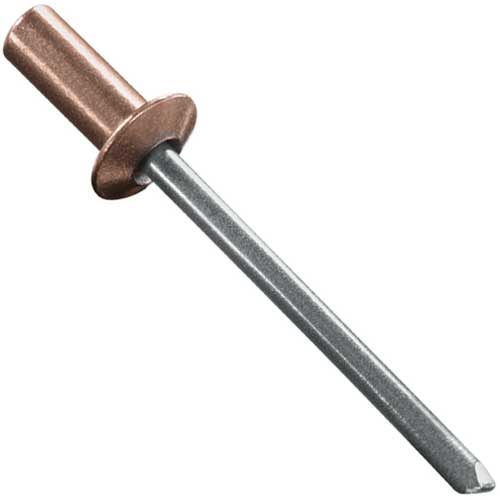 Din 7337 Заклепка відривна герметична Cu-A2