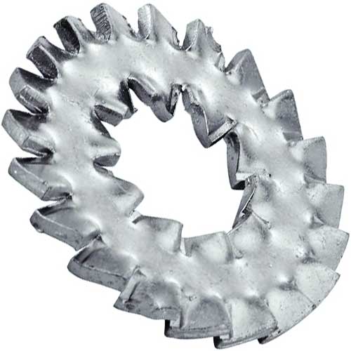 Din 6798 DD Шайба стопорна із зовнішніми та внутрішніми зубцями увігнута