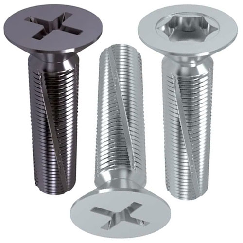 Din 7516 D Гвинт різьбовидавлюючий з потайною головкою