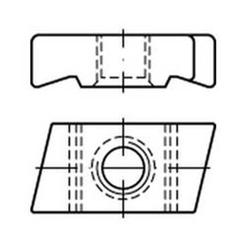 Art.88954 Гайка T-подібна цинк