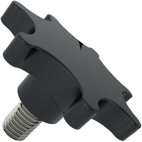 Din 6336 Гвинт з зіркоподібною пластиковою ручкою