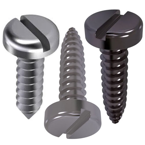 Din 7971 Саморіз з напівкруглою головкою з прямим шліцом