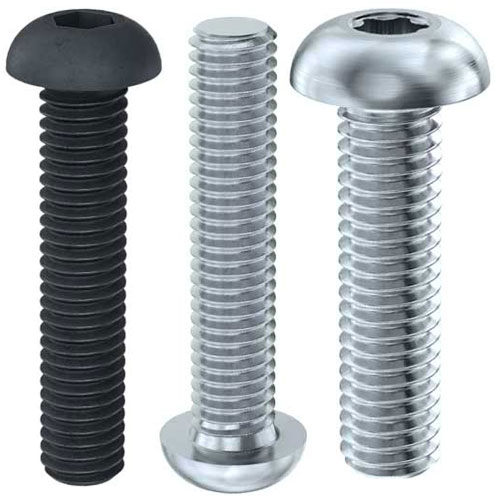 ISO 7380 Дюймовий гвинт з напівкруглою головкою з внутрішнім шестигранником