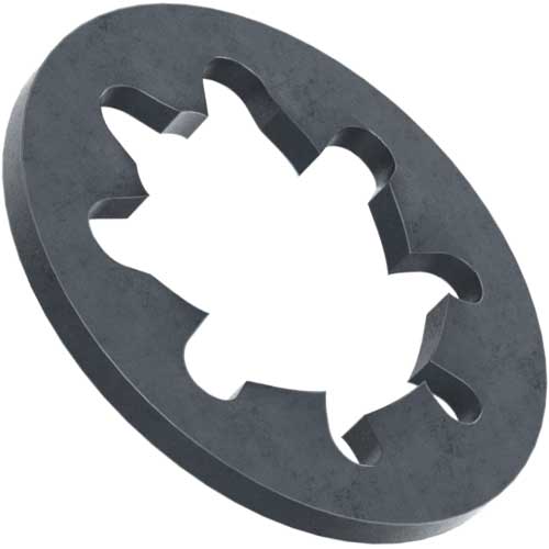 Шайба Din 6797 J чорний цинк