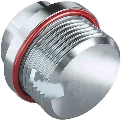 Дюймова пробка Din 5586 жовтий цинк