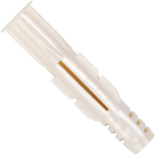 Дюбель пластик з буртиком