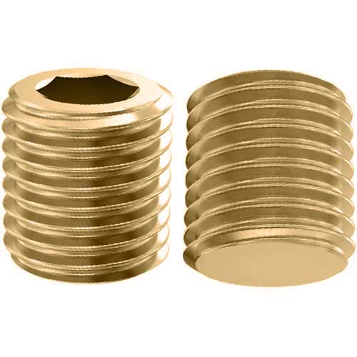 Дюймова пробка Din 906 латунь