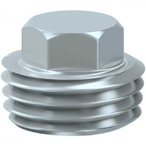 Дюймова пробка Din 909 цинк