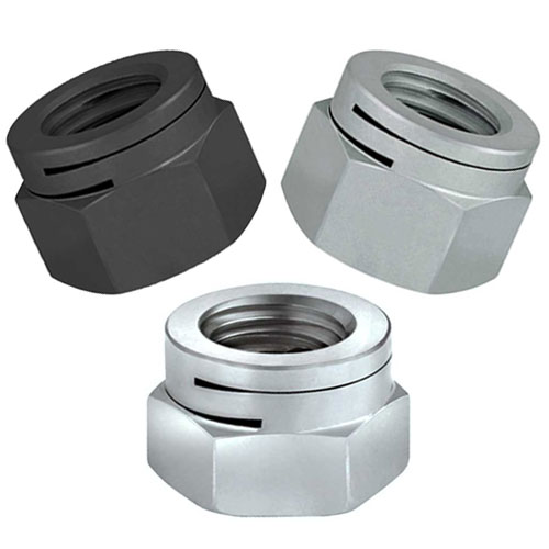 NFE 25-411 Гайка самостопорна з прорізом