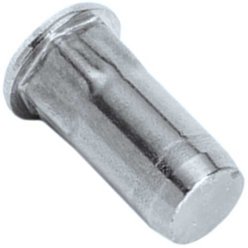 Клепальна гайка закрита півшестигранна з буртиком цинк