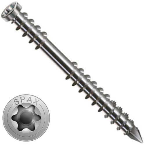 Шуруп для терасної дошки SPAX А2 TORX