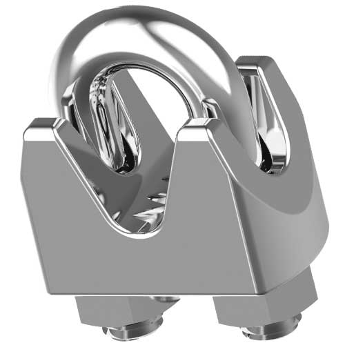 Din 741-Art 8248 Зажим для тросу A4