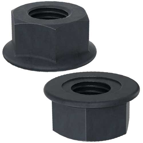 Гайка Din 6923 кл.8.8 чорний цинк