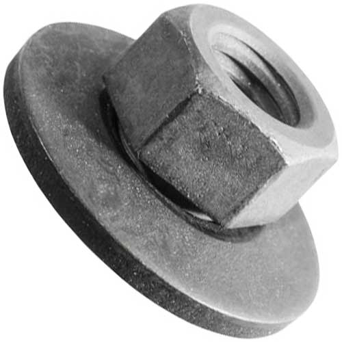 Гайка Din 6923 кл.8.8 з плаваючою шайбою geomet