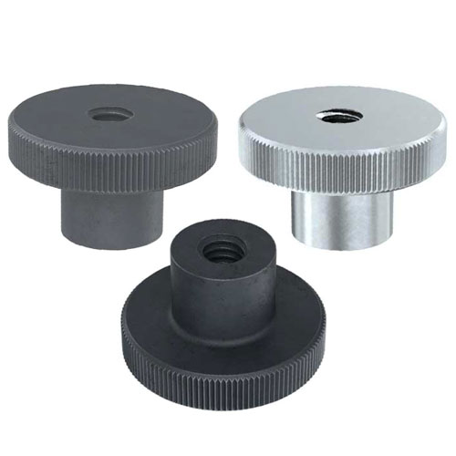 Din 466 Гайка кругла з накаткою висока