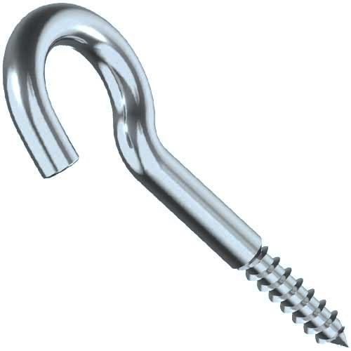 Шуруп з гаком цинк