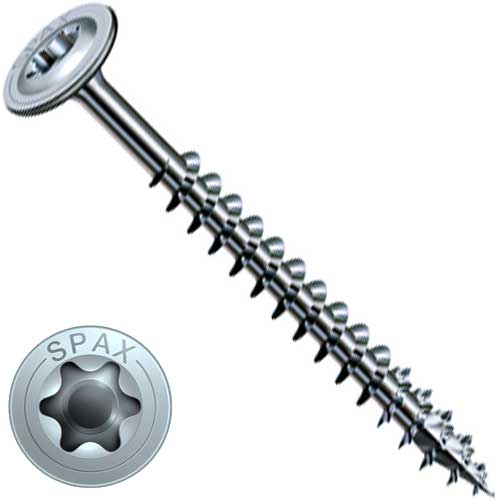 Шуруп SPAX універсальний з пресшайбою цинк TORX