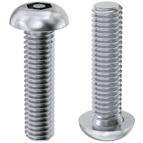 ISO 7380 Гвинт антивандальний нержавіючий A2 + PIN