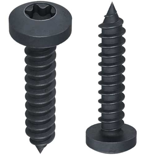 Саморіз Din 7981 C чорний цинк TORX