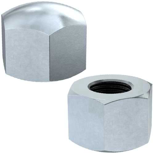 Гайка Din 917 кл.6 з дрібним кроком цинк