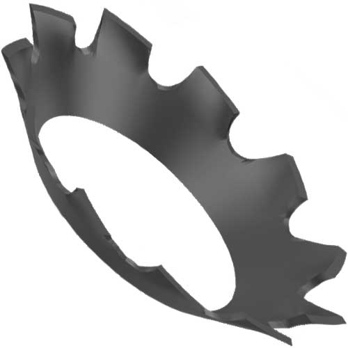 Шайба Din 6797 V без покриття