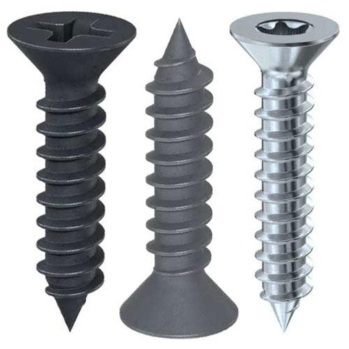 Din 7982 C Саморіз з потайною головкою і загостреним кінцем