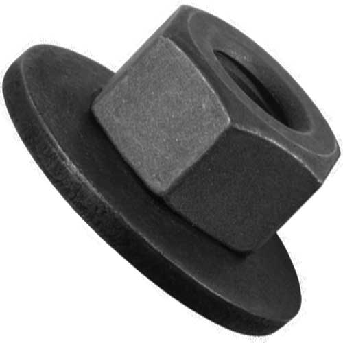 Гайка Din 6923 кл.8.8 з плаваючою шайбою без покриття