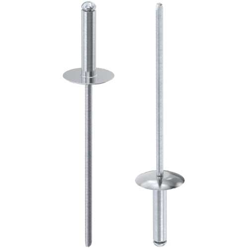 Din 7337 Заклепка відривна зі збільльшеним буртиком A2-A2 RAL