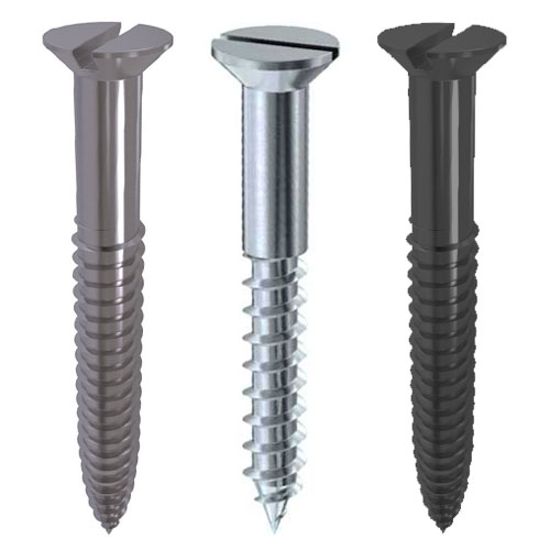 Din 97 Шуруп з потайною головкою і примим шліцом