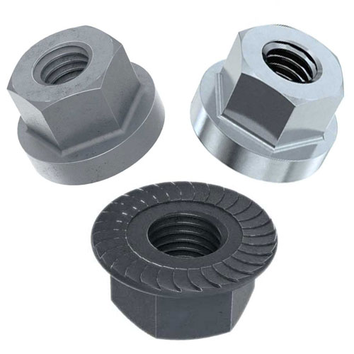 Гайка Din 6923 клас міцності 8.8 з насічками з дрібним кроком