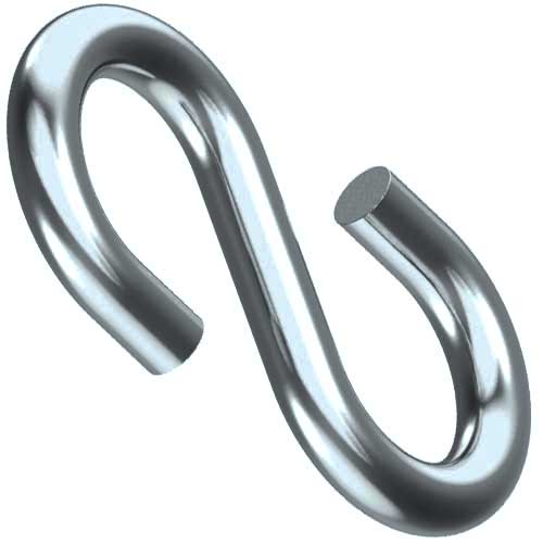 Art.8160 S-подібний гачок цинк