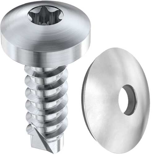 Саморіз Din 7504 N А2 TORX Бі-метал + EPDM шайба