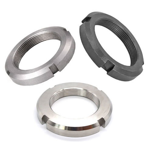 Din 981 Гайка кругла шліцева з дрібним кроком