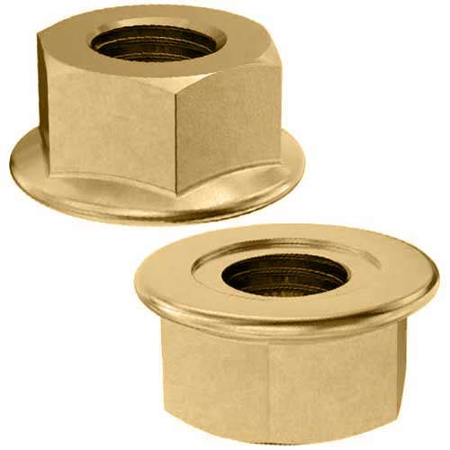 Din 6923 Гайка з фланцем шестигранна латунь