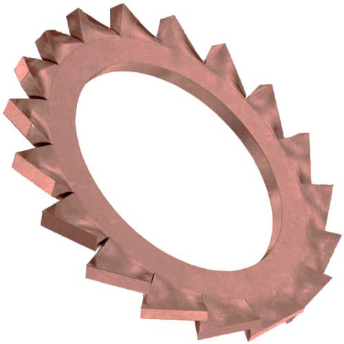 Шайба Din 6798 А бронза