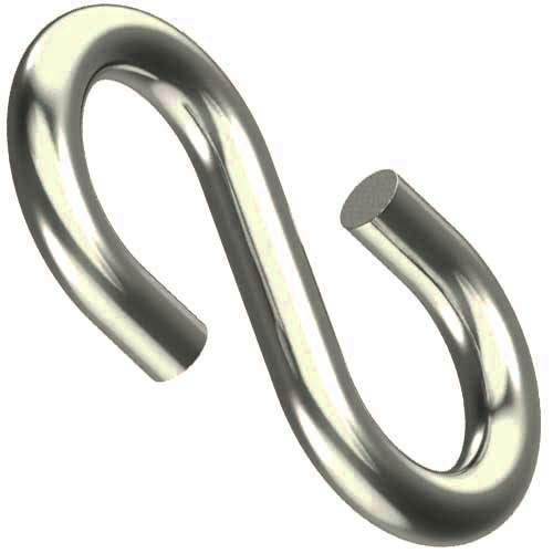 Art.8160 S-подібний гачок жовтий цинк