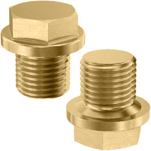 Дюймова пробка Din 910 латунь