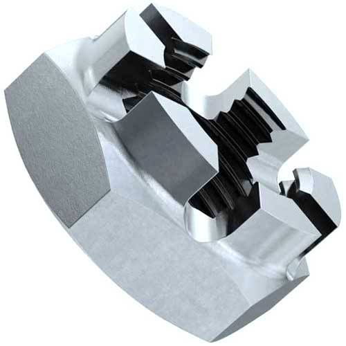 Гайка Din 937 кл.17H цинк