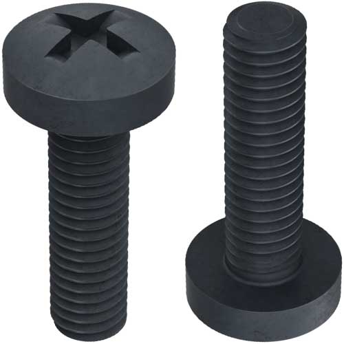 Din 7985 Дюймовий гвинт чорний цинк